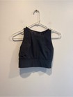 Lululemon Set Challenger Charcoal Gray Mesh-back Sports Bra