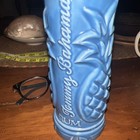 Vintage Hawaii Tommy Bahama Rum Tiki Mug Blue Ceramic Cup Pineapple