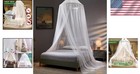 Elegant White Dome Mosquito Net Bed Canopy - Perfect For Indoor   Outdoor Use
