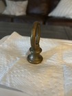 Vintage 2 7 8    Cast Brass Hanging Antique Lamp Light Hanger Chain Hook Finial