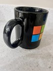 Collectible    Vintage   Jumbo Black Microsoft Logo name Design   Coffee tea Mug