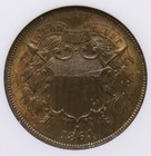 1864 Shield 2 Cent Large Motto Ngc Ms64 Rb