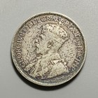 1917 Canada Newfoundland 25 Cent Silver Coin