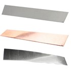 Plating Anode Set Of Copper Nickel Stainless Steel 1 x 6  Jewelry Electroplating