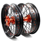 Kke 17   Cnc Super-moto Wheels Fit Ktm Exc Xc Sxf 250 300 450 500 2003-2024 Moto