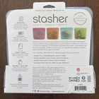 Medium Stasher Platinum Silicone Reusable Sandwich Size Food Bags Plastic Free