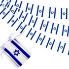Flagsi String Flag Banners For Patriotic Events Independence Day Sports Israel
