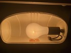 Art Deco  1940s Metal  Headboard Reading Lamp Made By Compco Lamp Co 