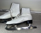 H173  Ccm Competitor Womens Figure Skates White Size 9 1 2