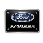 Ford Ranger 3d Logo Black Billet Aluminum 2  Hitch Cover