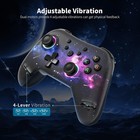 Wireless Controller For Pc Switch android W dual Vibrations back Buttons galaxy 
