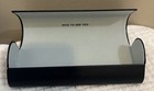 Warby Parker Black Hard Clamshell Glasses Case Faux Leather 6x2x2 In - Nwot