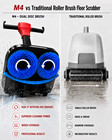 17in Floor Scrubber Walk Behind Commercial Floor Cleaning Machine 12920sqft h