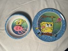 2001 Spongebob Squarepants Plate And Bowl Set Zak Designs