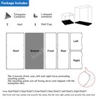 Acrylic Display Case Dustproof Clear Box Showcase For Action Figures Models Doll