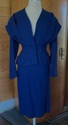 Vintage 1950s Navy Blue Skirt Suit By Lilli Ann B 36 As Is