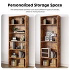 6 Tier Shelf Bookcase 63 Inch Open Bookshelf New
