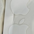 Apple Logo Decal Sticker Lot White Multicolor Rose Gold As Photoed
