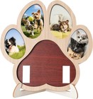 Pet Memorial Paw Photo Frame 4 Photo Collage Display For Dogs   Cats  Dog Kee   