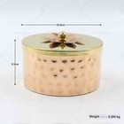 Proudlyindia Copper Container  Storage Container  Copper Jar  Dry Fruit Gift Box