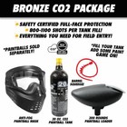 Maddog Jt Stealth Semi-automatic Bronze Co2 Paintball Gun Starter Package