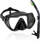 Professional Snorkeling Snorkel Diving Scuba Package Set With Anti-fog Coated   