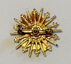 Vintage Joe Juneau Alaska Souvenir Pin With Gold Explosion Background