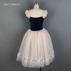 Off-shoulder Ballerina Dance Costume Ballet Tutu Dress Girl  Romantic Tutus