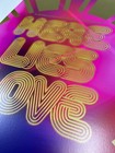 Here Lies Love    Broadway Window Card Poster-limited Edition  Rare  New   Cardb