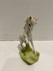 Vintage Porcelain Unicorn 5 Inch Figurine Made In Taiwan