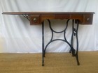 Stunning Antique  domestic  Treadle Sewing Machine Project Table