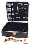 Executive Vintage Traveling 10 Piece Stainless Steel Barware Set In Hard Case     