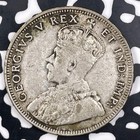 1920 East Africa 1 Florin Lot jm0911 Silver  Scarce 