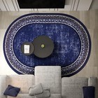  Alfombras Bordered Modern 5x7 Non-slip  non-skid  Low Pile Rubber Backing 