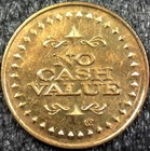Car Wash Token - No Cash Value 25mm  c1086 