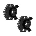 2pcs Hvac Blend Door Actuator Gear 68214880aa For Jeep Grand Cherokee 