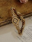 Vintage Gold Women   s Wrist Watch   French Style Dainty Luxury Elegant Timepiece