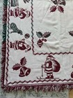 Vintage Quilt Top Christmas Santa Cotton Embroidery Throw Blanket 47   x70    Spain