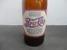 Amber Pepsi Double Dot Paper Label  Soda Bottle Illinois Brewing Co 