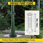 Antique Hand Water Pump Stand Cast Iron Well Pump Stand W pre-set 0 5  Holes