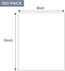 4-ply 100 Pack 8x10 White Frame Backer Boards Print Backer Sheets Craft