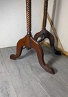Vintage Walnut Butler Gentleman Valet Stand Dressboy Barley Twist W  2 Drawers