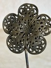 Antique Hat Pin Filigree Victorian 3-d Flowers Art Nouveau 8 75   