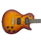 Zenison 6 String Electric Guitar Exotic Burlwood Sunburst Burl Wood