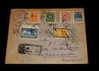 Vintage Cover  Tallinn  Estonia  1939 Multi-stamped Registered To Manchester  Uk