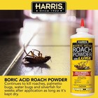 Harris Boric Acid Roach   Silverfish Killer Powder With Lure - 16 Oz  pack Of 2 
