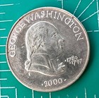 Republic Of Liberia Five Dollars Silver Coin 2000 George Washington 