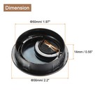 5pcs Cable Hole Cover 2 Inch Desk Cable Wire Cord Grommet  Red Bronze
