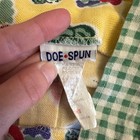 Vintage Doe-spun Veggie Print Bubble Romper 24 Months Yellow Gingham Straps