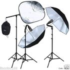 Studio Video Strobe Flash Lighting Light Stand Boom Umbrella Kit